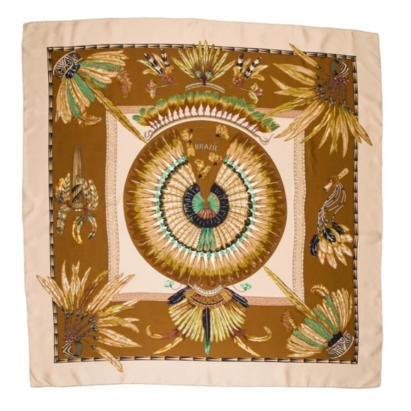 Hermès Brazil Silk Scarf - Picture 1 of 4